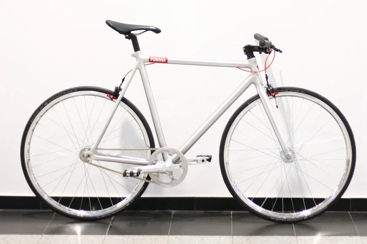 Bicycle against a light background